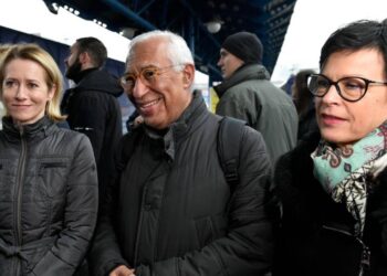 Novi voditelji EU obiskali Kijev in ponovno potrdili podporo Ukrajini v vojni proti Rusiji (FOTO)