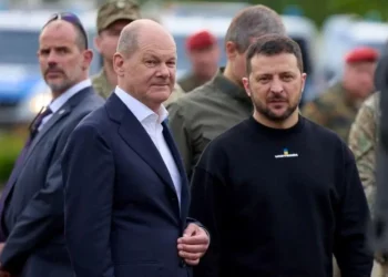 Nepričakovan obisk nemškega kanclerja Scholza v Kijevu (VIDEO)