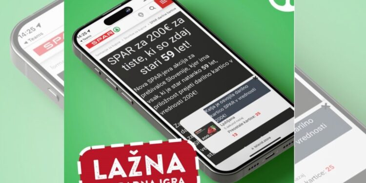 Spar opozarja: Ne nasedajte lažni nagradni igri na Facebooku