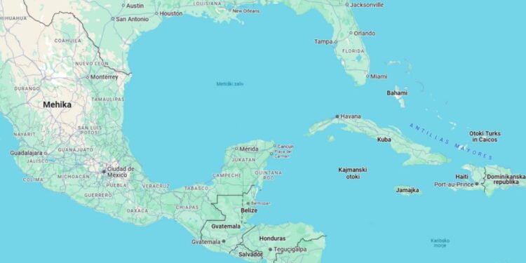 Trumpov ukaz: Mehiški zaliv bo na Google Maps postal Ameriški zaliv