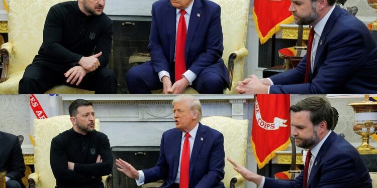 Napeto v Beli hiši! Trump in Zelenski sta se sprla glede premirja z Rusijo